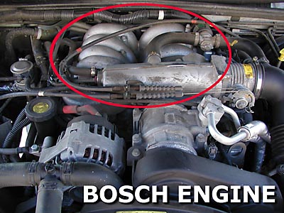 BOSCH engine in Land Rover