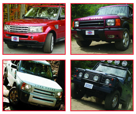 Rover vehicle collage