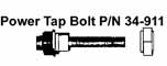 Power Tap Bolt # 34-911 diagram
