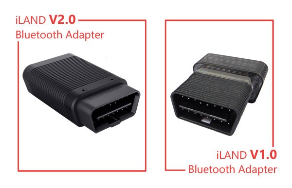 Identify iLAND Version 2.0 Versus 1.0 Bluetooth Adapter