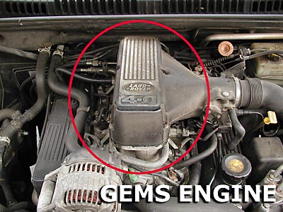 GEMS engine in Land Rover