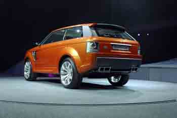 Rear view of the Range Rover Sport Concept Vehicle