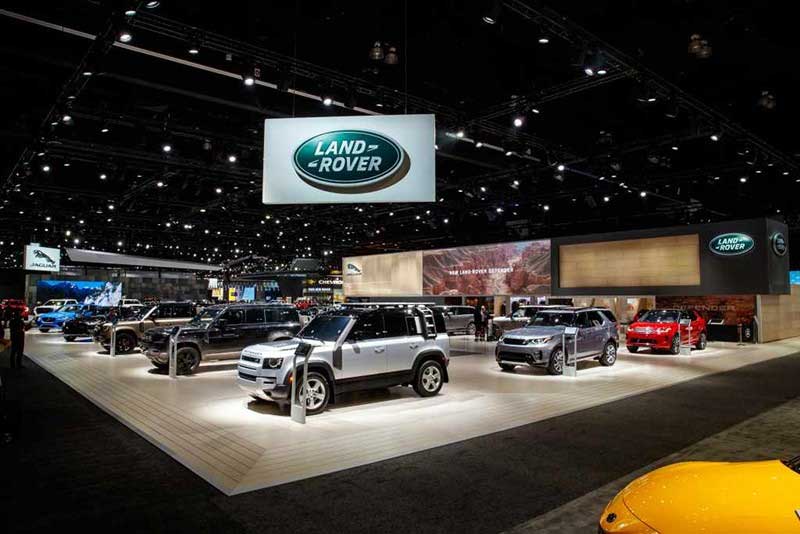 Land Rover showroom