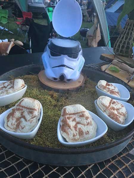 Stormtrooper pancakes at Muddy Chef