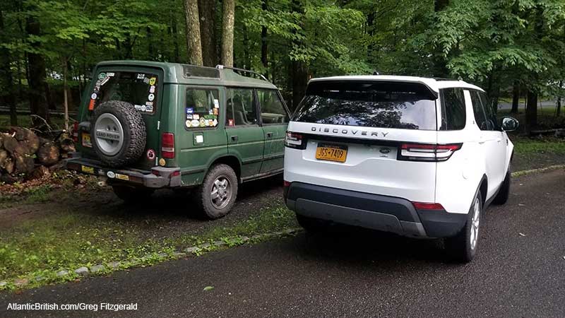 Land Rover Discovery 1 Next To Discovery 5