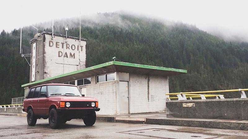 The Detroit Dam Range Rover Classic Trip