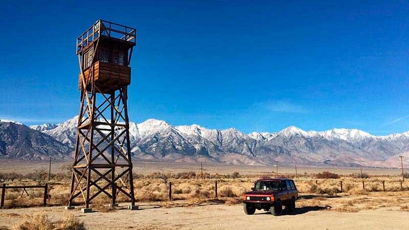 Manzanar Historical Site - Range Rover Classic Adventure
